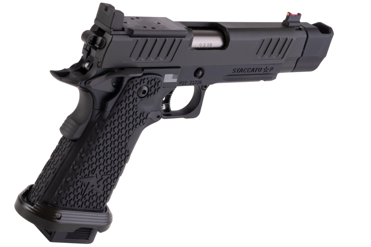 EMG (Army X T8 Upgrade) 6mm Pro Shop Staccato P 2011 w/ Compensator Gas Airsoft Pistol (R611-2)