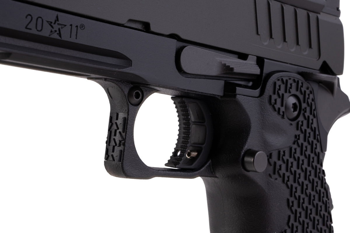 EMG (Army X T8 Upgrade) 6mm Pro Shop Staccato P 2011 w/ Compensator Gas Airsoft Pistol (R611-2)