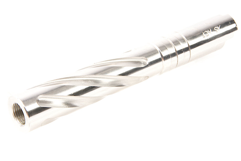 GK Tactical Stainless Steel Tornado Outer Barrel for Tokyo Marui Hi-Capa 5.1 GBB (Silver)