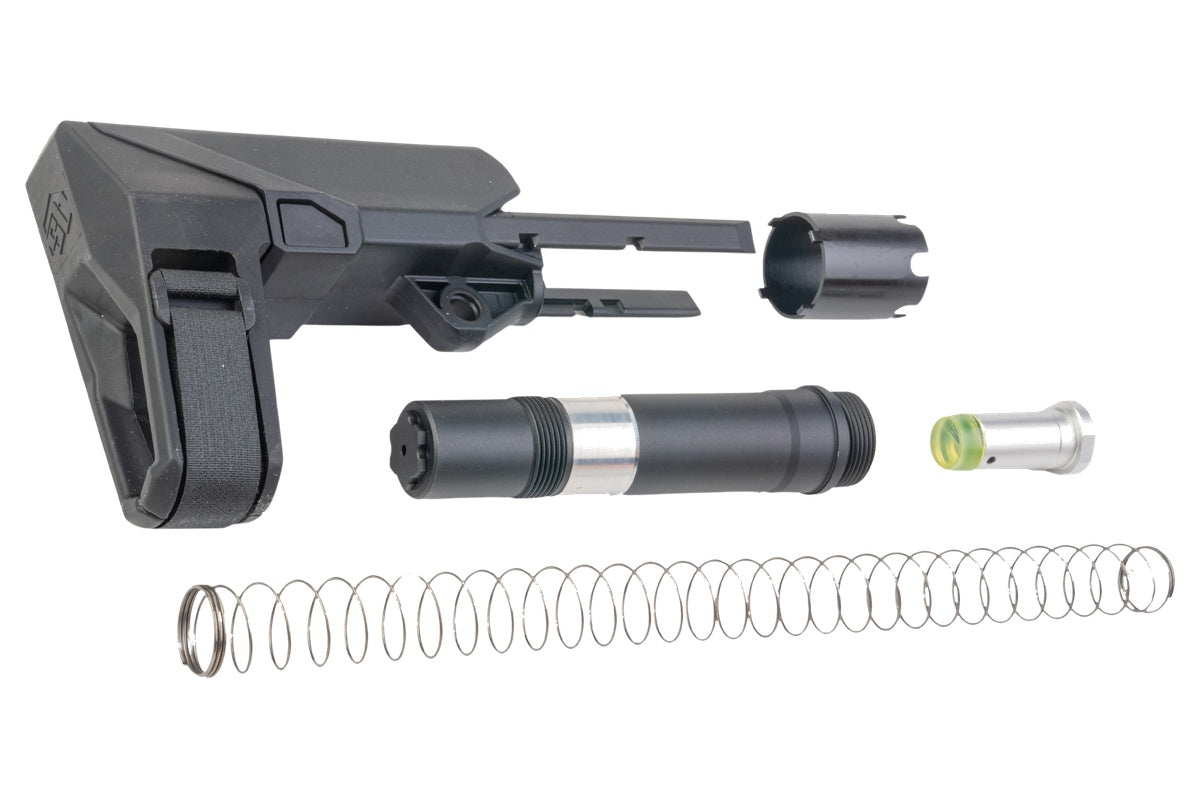 Arron Smith SBT Style M4 Brace Stock for VFC/ GHK/ WA M4 GBB Mil-Spec Extension Threading Lower Receiver