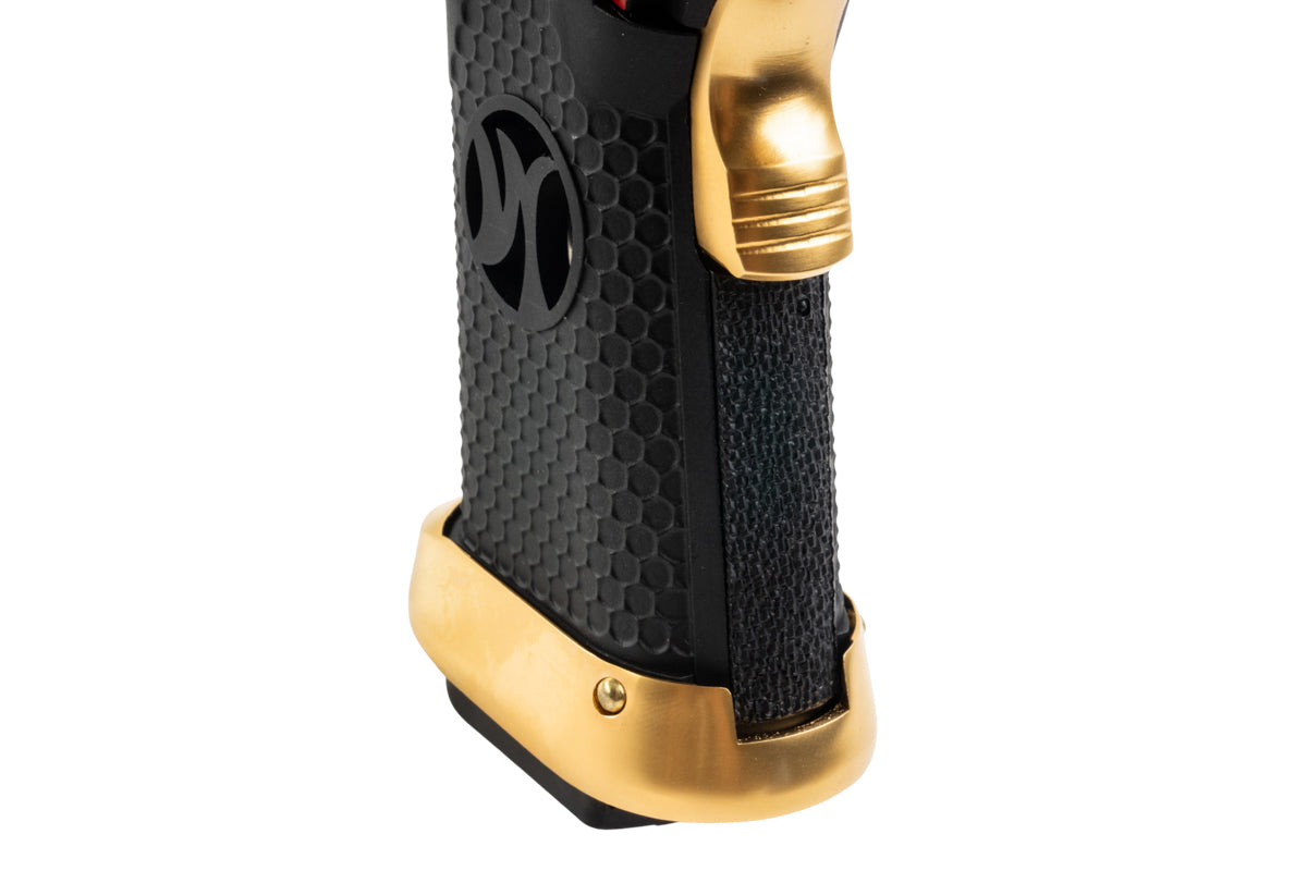 AW Custom 'Competitor' Hi-Capa GBB Pistol (Black w/ Red & Gold Trim)