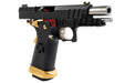 AW Custom 'Competitor' Hi-Capa GBB Pistol (Black w/ Red & Gold Trim)