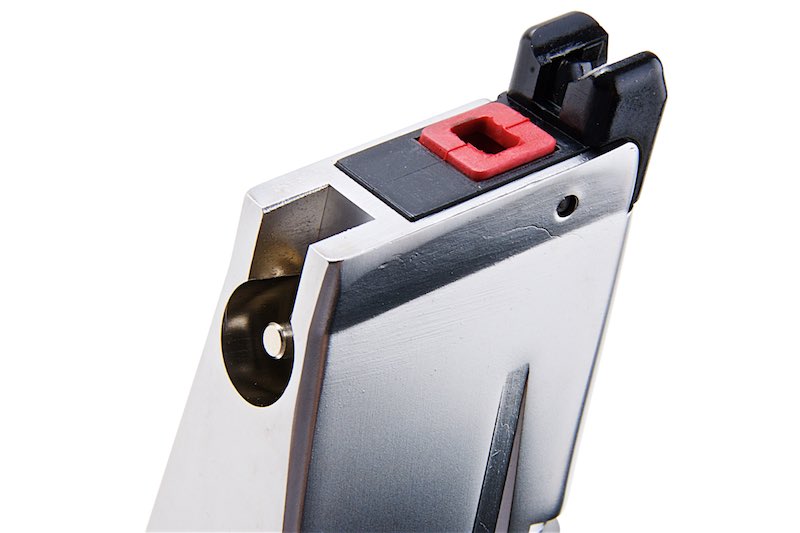 AW Custom 40 Rds Green Gas Magazine For Hi Capa GBB Airsoft (Silver)