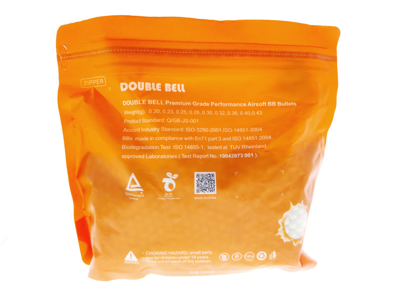 Double Bell 0.2g Airsoft BB Pellets (WHITE/ 4000 Rds)