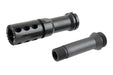 BBT Steel Extend Outer Barrel with Flash Hider For VFC M249 GBB Airsoft (Short Type)