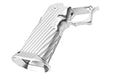 Bomber CNC Aluminum INF Style Grip For Tokyo Marui Hi Capa GBB Airsoft (Silver)