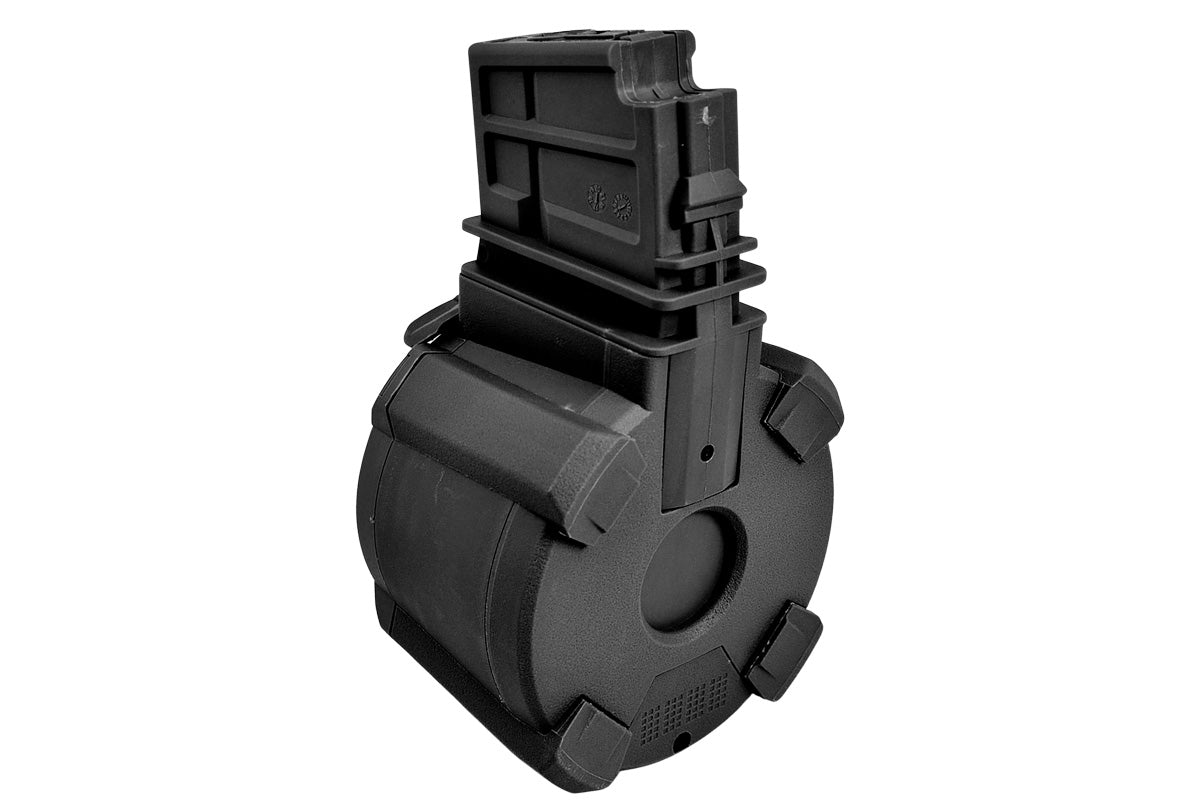 Battleaxe 1400 Rounds Electric Drum Magazine for G36 AEG Airsoft Rifle