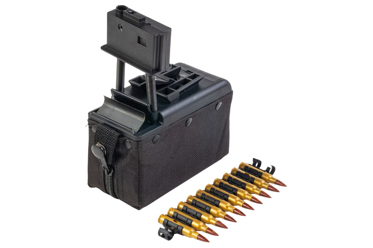Battleaxe 2200 rounds Sound Control Drum Magazine For A&K M249 AEG