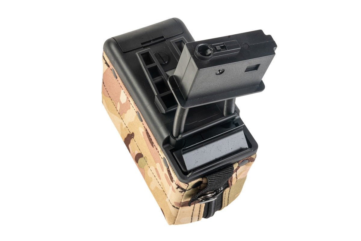 Battleaxe 2200 rounds Sound Control Drum Magazine For A&K M249 AEG (Multicam)