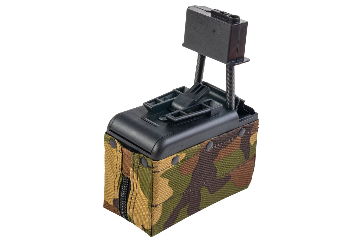 Battleaxe 2200 rounds Sound Control Drum Magazine For A&K M249 AEG (Woodland)