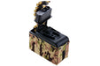 Battleaxe x T8 2000 rds Sound Control Drum Magazine For A&K M249 AEG (Turbine System/ Multicam)