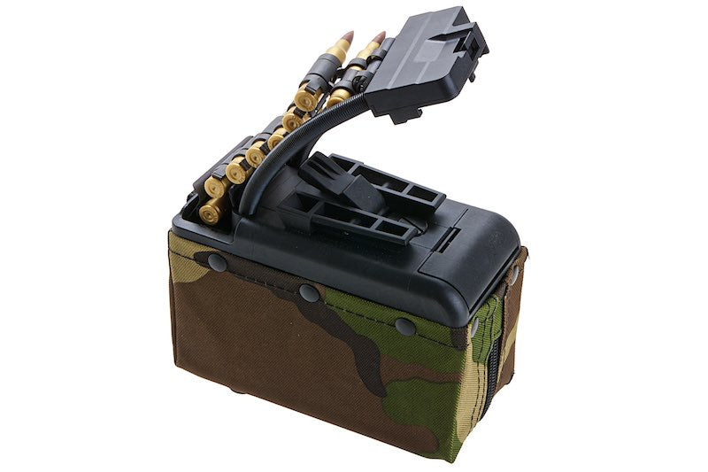 Battleaxe x T8 2000 rds Sound Control Drum Magazine For A&K MK46 Mod 0 Minimi AEG (Turbine System/ WD)
