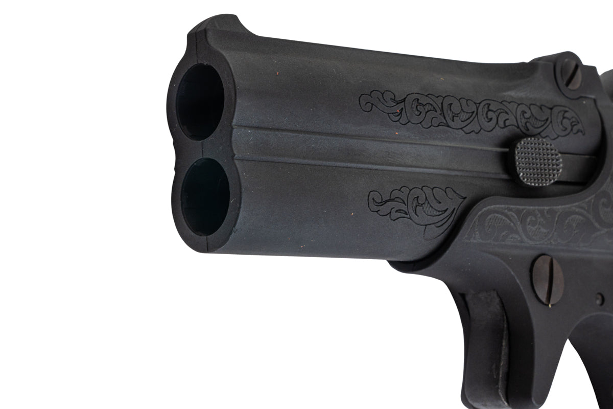 CAW Double Barrel Derringer Engraving P89 Model Gun