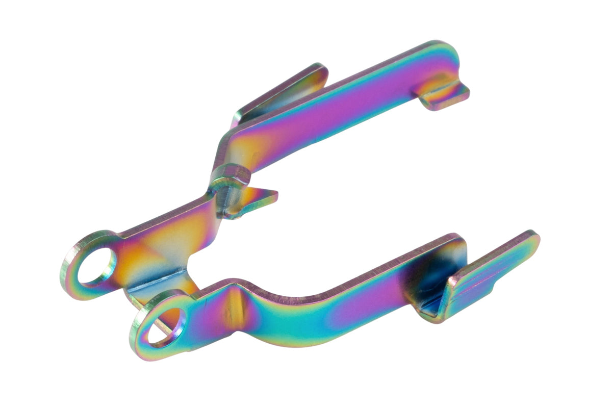 COWCOW Technology Stainless Steel Slide Lock For Action Army AAP01 GBB Airsoft (Rainbow)
