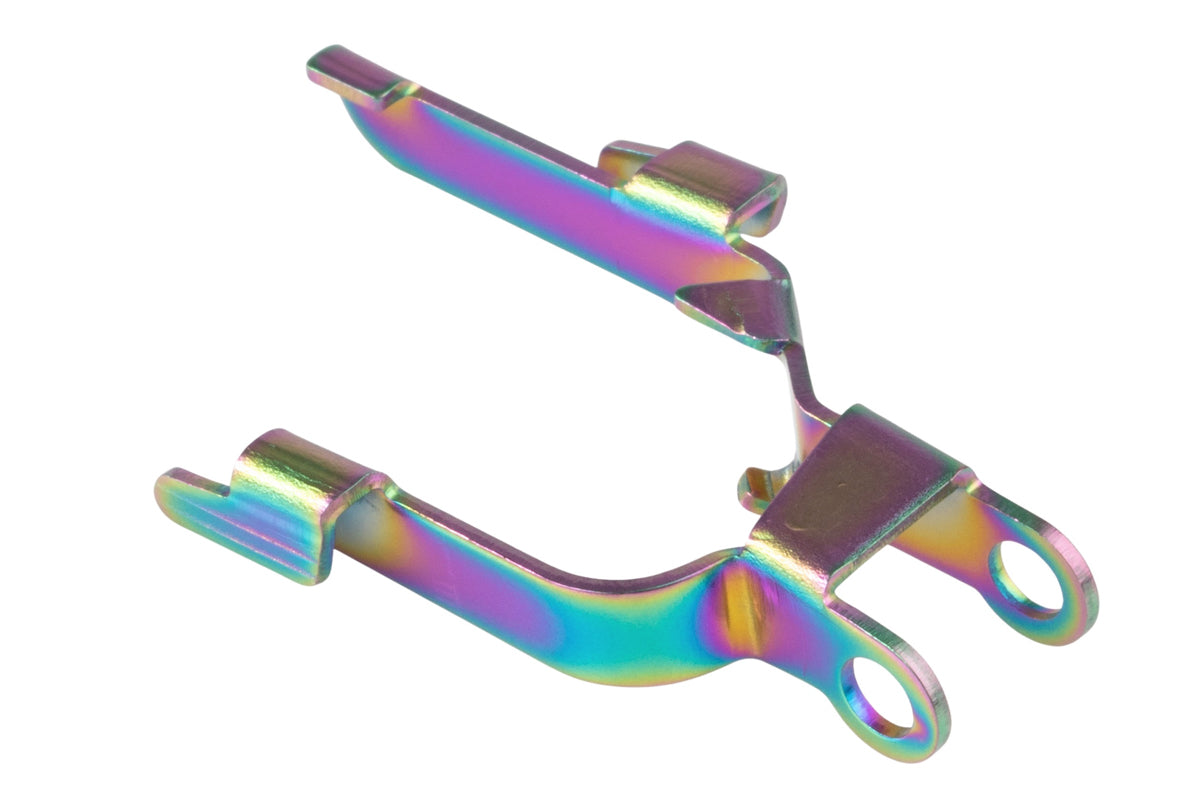 COWCOW Technology Stainless Steel Slide Lock For Action Army AAP01 GBB Airsoft (Rainbow)