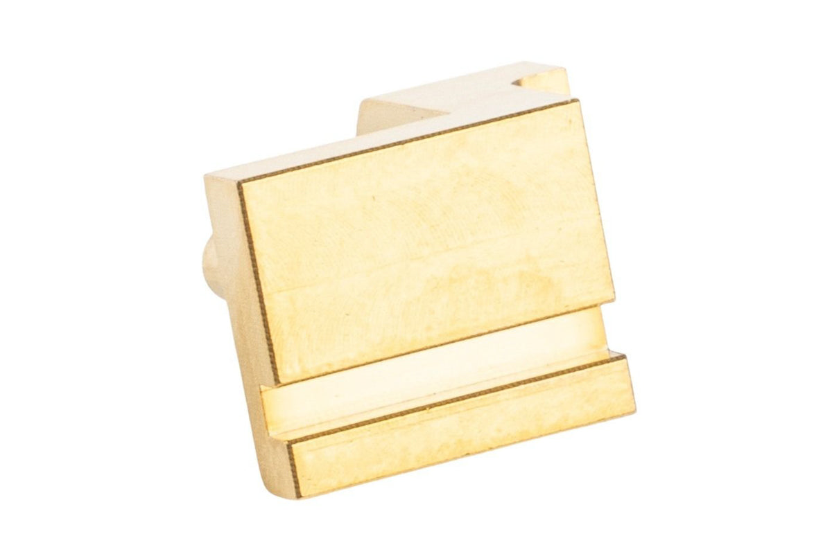 COWCOW Technology Stainless Steel Selector Plate For AAP01 Airsoft (Gold)