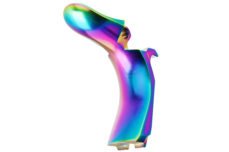 COWCOW Technology Stainless Steel Match Grade Grip Safety For Tokyo Marui Hi Capa GBB Airsoft (Rainbow)