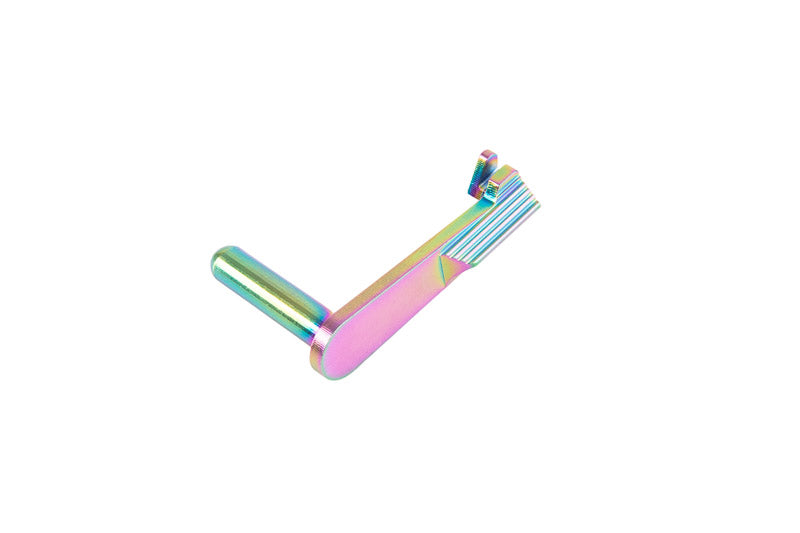 COWCOW Technology Stainless Steel Match Grade Slide Stop For Tokyo Marui Hi Capa GBB Airsoft (Rainbow)