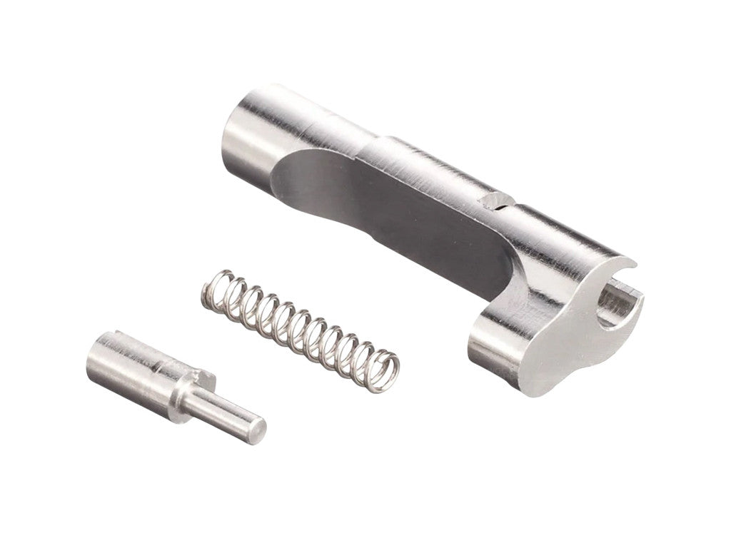 COWCOW Technology Stainless Steel Match Grade Mag Release For Tokyo Marui Hi Capa GBB Airsoft (Silver)