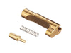COWCOW Technology Stainless Steel Match Grade Mag Release For Tokyo Marui Hi Capa GBB Airsoft (Gold)