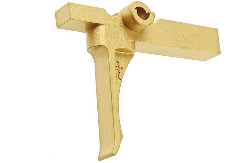 C&C Tac CNC Stainless Steel AT* Flat Trigger For VFC M4 GBB Rifle (Gold)