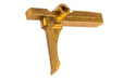 C&C Tac AT* Flat Style Trigger For VFC M4 GBB/ APFG MPX MCX GBB Airsoft (MIM Steel/ Gold)