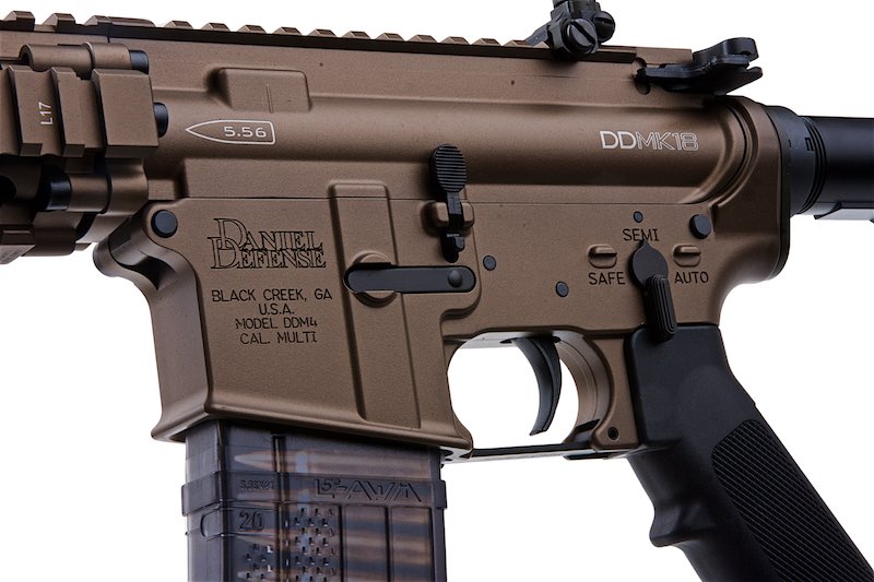 EMG Daniel Defense DD MK18 GBB Airsoft Rifle (CGS System/ Dark Earth)