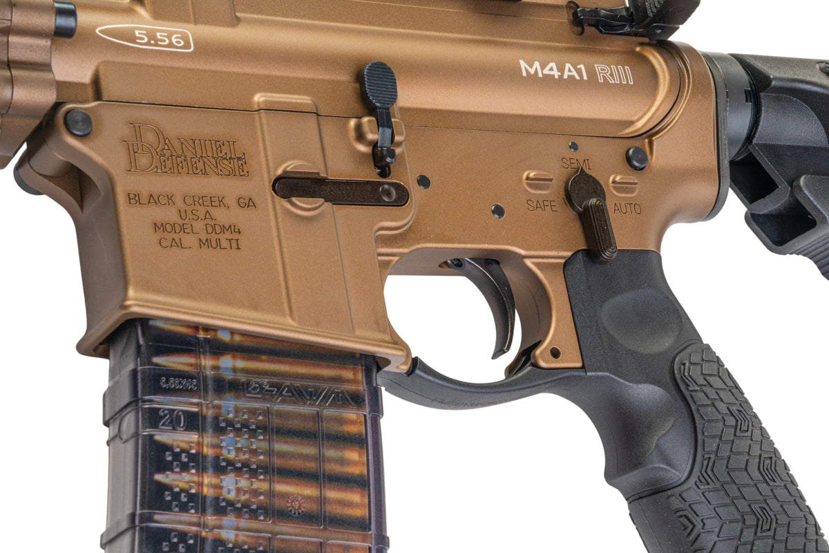 EMG Daniel Defense DDM4 RIII M4 GBB Airsoft Rifle (CYMA CGS System/ Bronze)