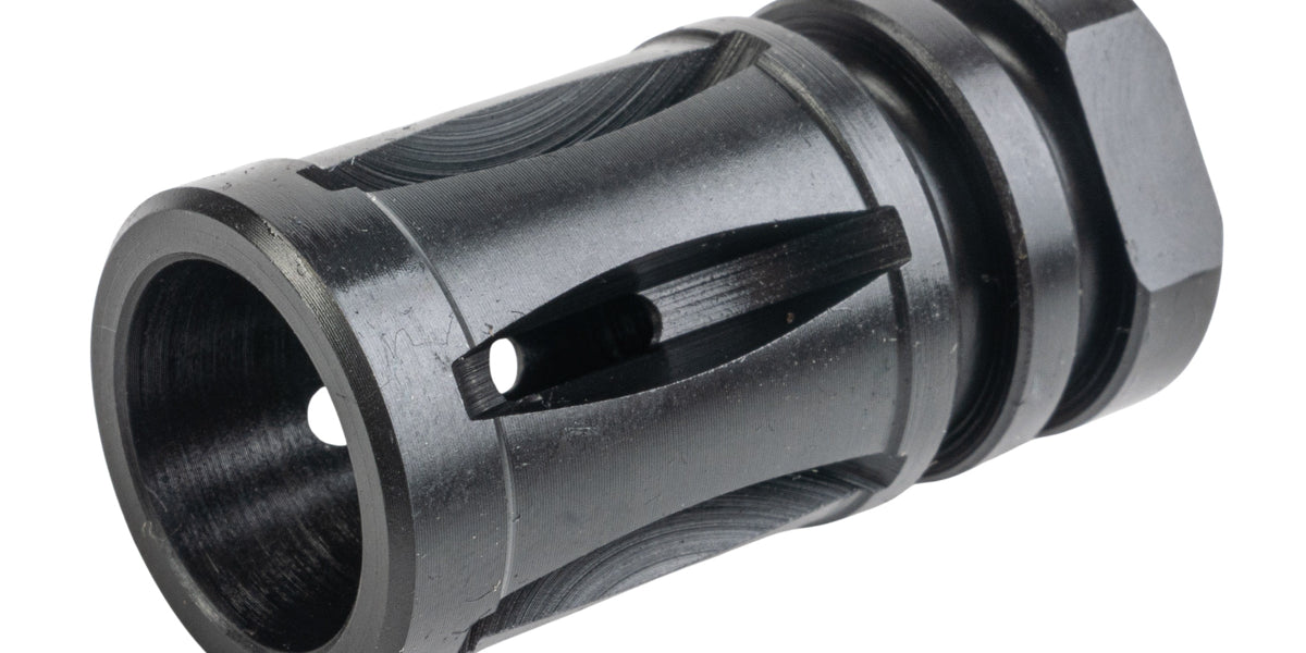 M16-A1フラッシュサプレッサー 実物 E&C 製 】 14mm 逆ネジ 対応 M16A1 バードケージ フラッシュハイダー