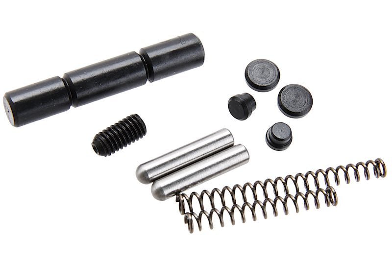 CYMA CGS AR Steel Receiver Pin w/ Detent, Spring Set & Dummy Receiver Pin Set For Tokyo Marui MWS GBB (Normal Type)