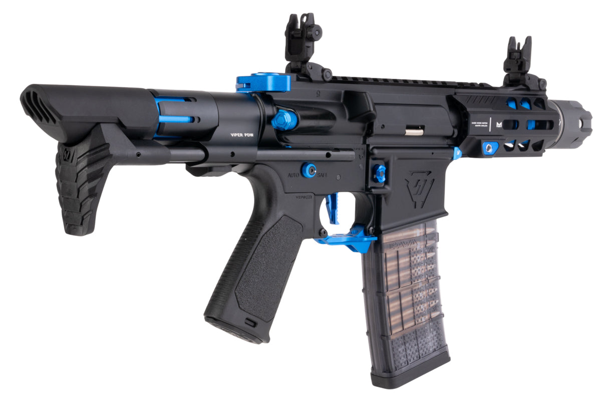 EMG Strike Industries 4 inch AR Strike Oppressor M4 Short Barrel GBB Airsoft Rifle (CYMA CGS System - BK/BL)