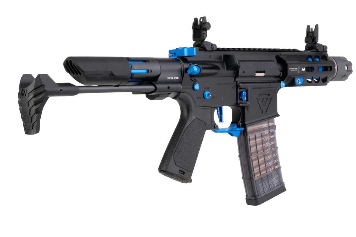 EMG Strike Industries 4 inch AR Strike Oppressor M4 Short Barrel GBB Airsoft Rifle (CYMA CGS System - BK/BL)