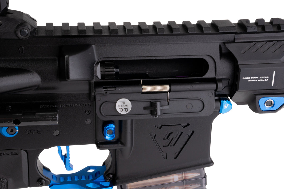EMG Strike Industries 4 inch AR Strike Oppressor M4 Short Barrel GBB Airsoft Rifle (CYMA CGS System - BK/BL)