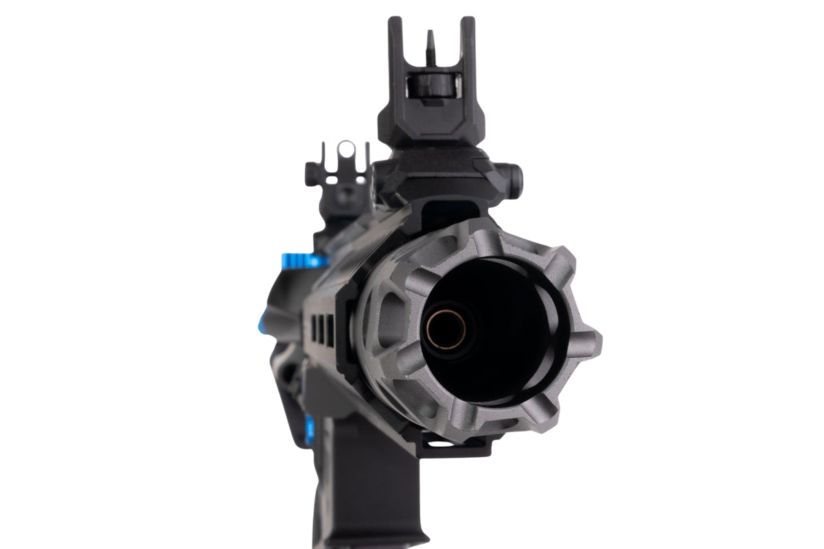 EMG Strike Industries 7 inch AR Strike Oppressor M4 PDW GBB Airsoft Rifle (CYMA CGS System - BK/BL)