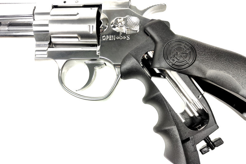 SRC TITAN 6 INCH CO2 Gas Revolver (Silver)