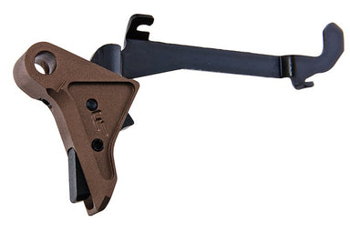 Crusader CNC Aluminum Fowler Industries Glock Trigger Set (Brass)