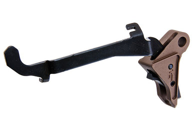 Crusader CNC Aluminum Fowler Industries Glock Trigger Set (Brass)