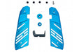 CTM TAC Aluminum Accessories Grip Panel For Action Army AAP 01 Airsoft Pistol w/ FUKU-2 Frame (Blue)
