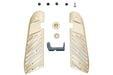 CTM TAC Aluminum Accessories Grip Panel For Action Army AAP 01 Airsoft Pistol w/ FUKU-2 Frame (Champagne Gold)