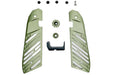 CTM TAC Aluminum Accessories Grip Panel For Action Army AAP 01 Airsoft Pistol w/ FUKU-2 Frame (Army Green)