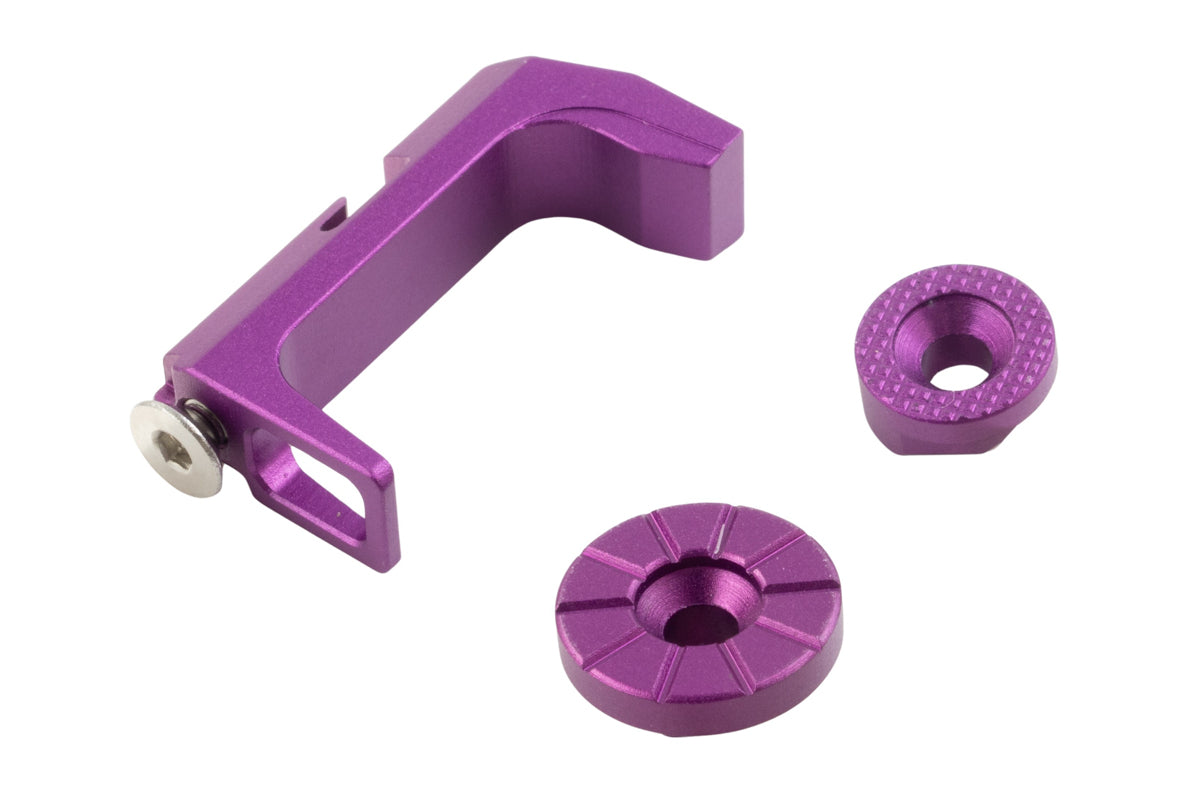CTM TAC FUKU 2 Frame Magazine Release Set For Action Army AAP01 Airsoft (Violet)
