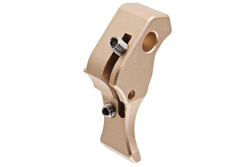 CTM TAC CNC Aluminum FUKU-2 Adjustable Trigger for Action Army AAP01/ WE G Series GBB (Champagne Gold)