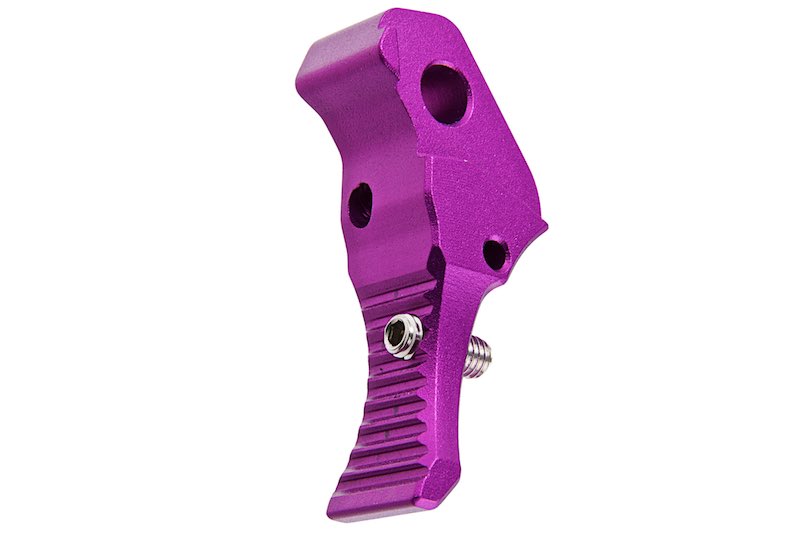 CTM TAC CNC Aluminum FUKU-2 Adjustable Trigger for Action Army AAP01/ WE G Series GBB (Violet)