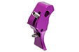 CTM TAC CNC Aluminum FUKU-2 Adjustable Trigger for Action Army AAP01/ WE G Series GBB (Violet)