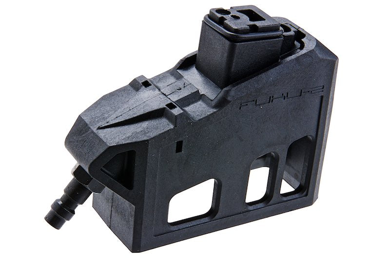 CTM TAC HPA M4 Magazine Adapter For AAP01/ GSeries Airsoft (Black x Grey Button)
