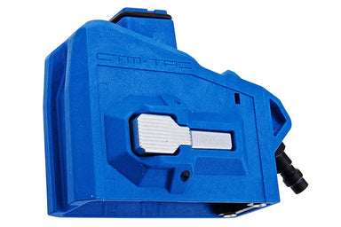 CTM TAC HPA M4 Magazine Adapter For AAP01/ GSeries Airsoft (Blue x Grey Button)