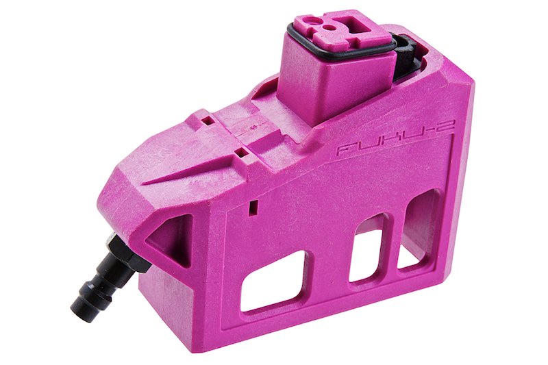 CTM TAC HPA M4 Magazine Adapter For AAP01/ GSeries Airsoft (Violet x Green Button)