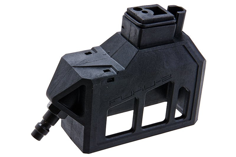 CTM TAC HPA M4 Magazine Adapter For Hi Capa Airsoft (Black x Grey Button)