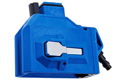 CTM TAC HPA M4 Magazine Adapter For Hi Capa Airsoft (Blue x Grey Button)