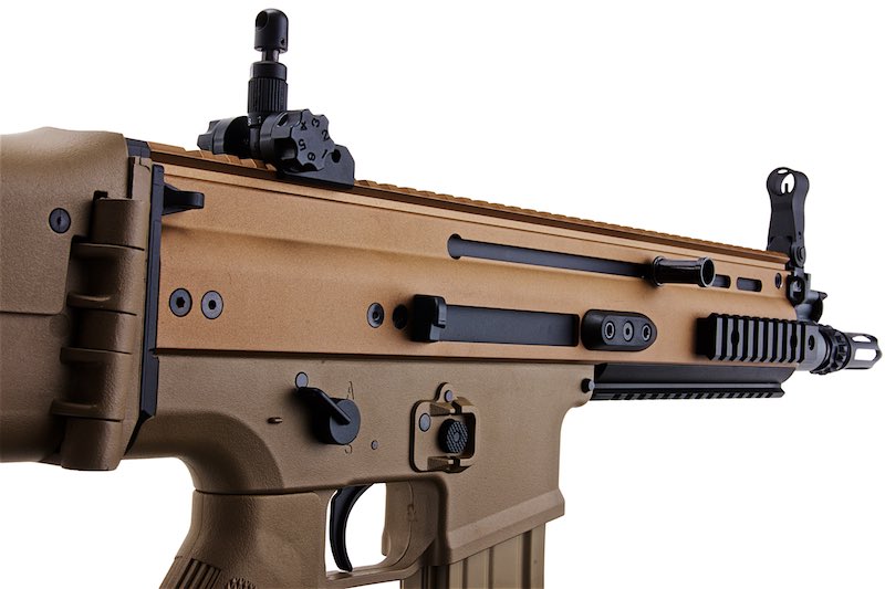 Rifle Airsoft FN Herstal SCAR-L de Resorte Tan Cal. 6mm